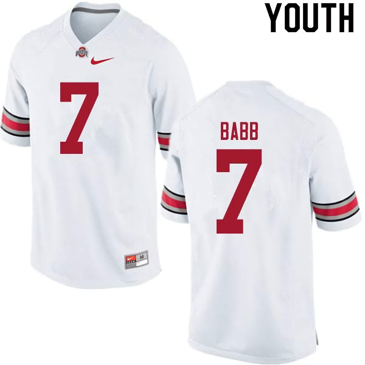 Kamryn Babb Ohio State Buckeyes Youth NCAA #7 Nike White College Stitched Football Jersey DYR2056MJ